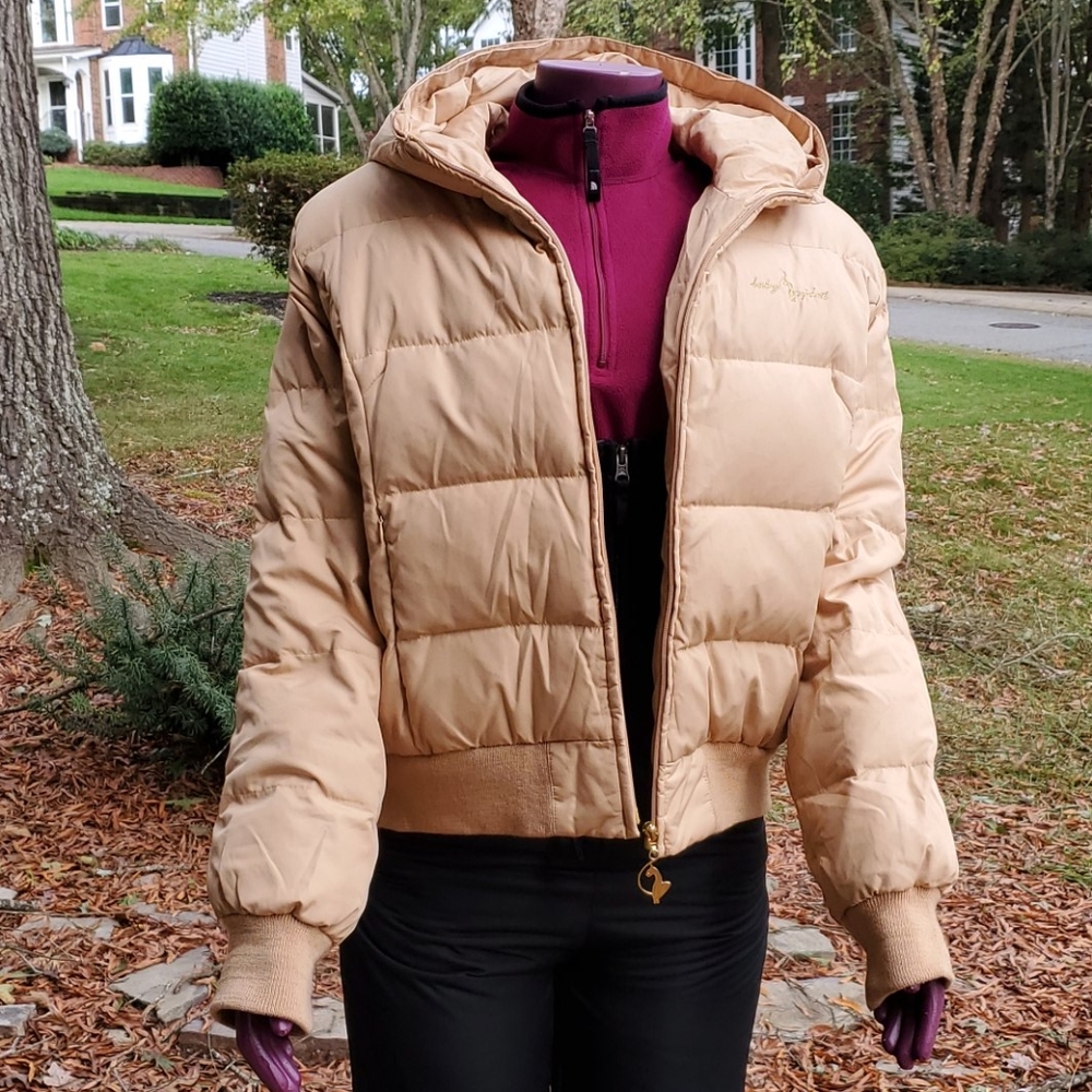 Baby Phat puffer jacket Golden color